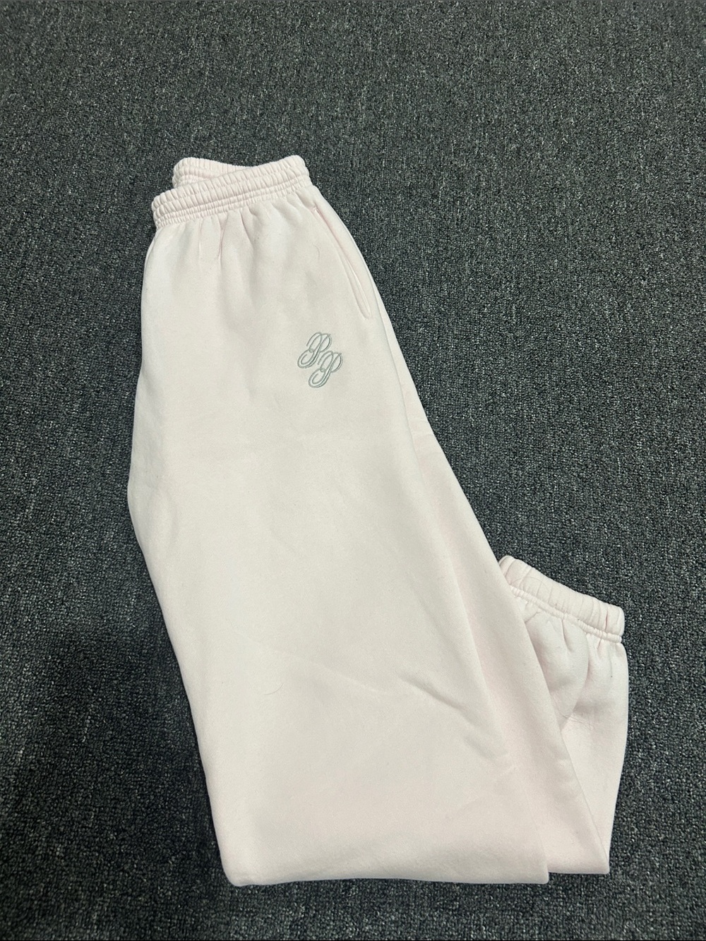 Princess Polly Pale Pink Fleece Joggers